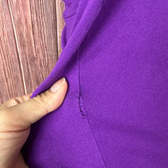 Express Purple Y2K Tank Top Halter Neck Womens Size Large L - Picture 7 of 8